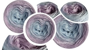  TyciROLKA 59 - zestaw 6x250m -  fiolet w błękicie 