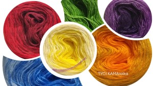  TyciROLKA 61 - zestaw 6x250m -  multi ombre 