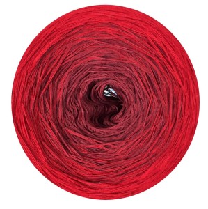 KamaROLKA Prawdziwe Ombre 01a (bordo, czerwony) bawełna/akryl