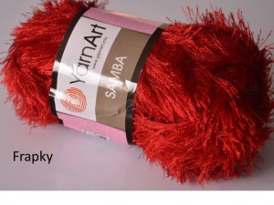 Samba Yarnart 2026 ciemny czerwony