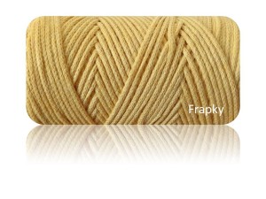 Macrame Cotton Yarnart  764 słoneczny