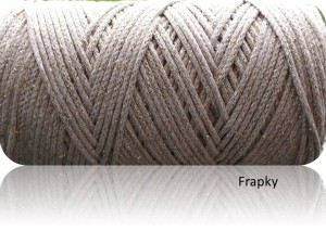 Macrame Cotton Lurex Yarnart  735 beż/nitka złota