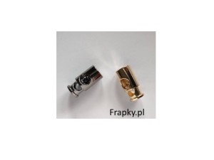 Stoper złoty metal 10 x 20 mm otwór 5mm