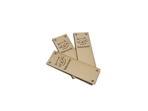 Zawieszka ekoskóra kici 60x20 ecru