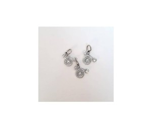 Zawieszka metalowa rower 18 x 18 mm 