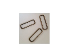 Ramka metalowa 40 x 13 mm stary mosiądz