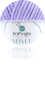 Velvet PopYarn 16 lila