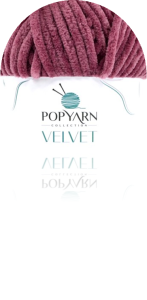 Velvet PopYarn 29 ciemny brudny róż