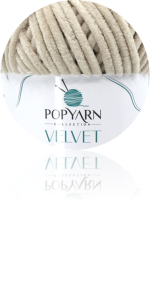 Velvet PopYarn 15 jasny beż