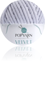 Velvet PopYarn 26 szary jasny