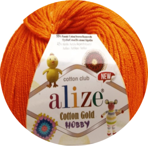 Cotton Gold Hobby New 37 pomarańczowy