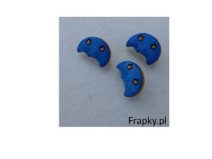 Guzik dziecięcy księżyc niebieski 18mm 