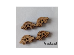 Guzik dziecięcy samochodzik