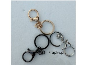 Karabińczyk do breloka srebrny