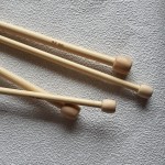 Druty proste  bambusowe 4,5 mm